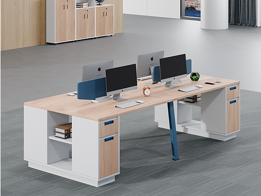 组合办公桌3D建模效果图表现C4D+Corona渲染器