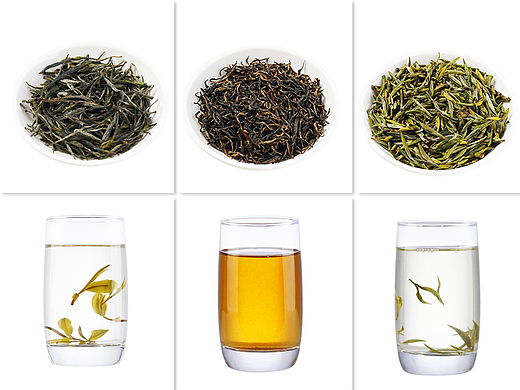 茶叶合集，绿茶、红茶、白茶