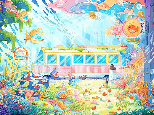 通过观察生活得到灵感-深海火车站