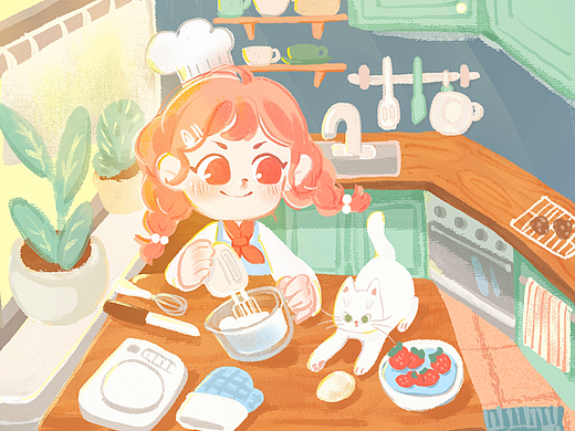 原创插画｜温暖小日子