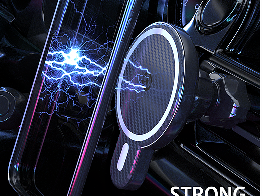 无线充磁吸车载支架 · 许欲何求