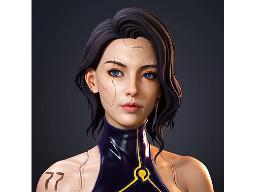 Cyberpunk-girl