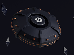 【Blender打卡練習(xí)】飛碟