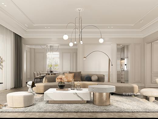 中山远洋别墅（个人主页-ZNjY1NTAzNjg=） - 家装设计 - 站酷设计师室内何哈哈原创素材 - 站酷ZCOOL