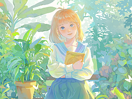 插画《夏日》创作