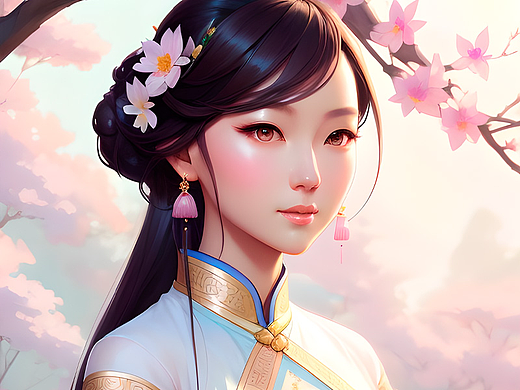 【AI绘画作品-26】中国风