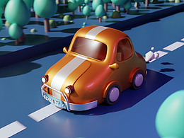 狂奔的小车-Blender练习