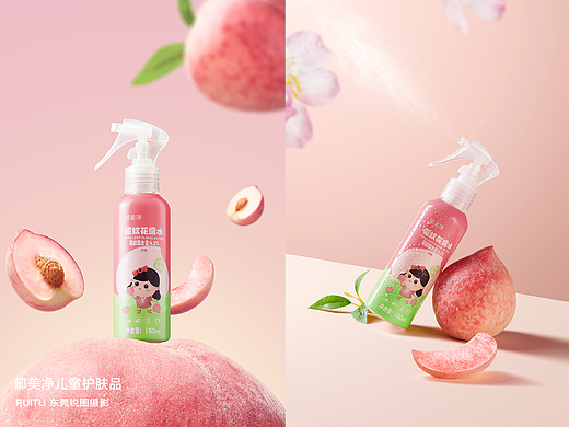 郁美净 儿童护肤花露水沐浴露 | 东莞锐图摄影