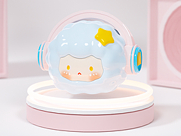 【咩顶万物】咪叩家 元气耳机咩咩 潮玩手办摆件