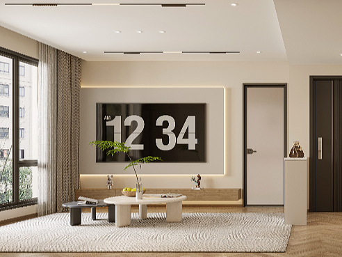 一眼沦陷的现代奶油风装修，温暖整个冬天