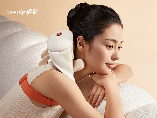 breo 倍轻松 颈部按摩仪品牌策划摄影 | 东莞锐图摄影
