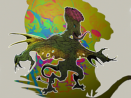 怪物立繪-食花龍