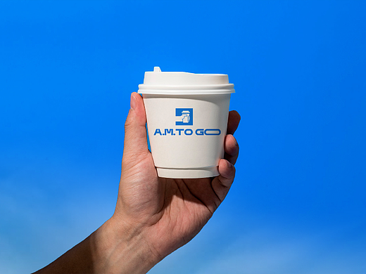 A.M. TO GO 咖啡店品牌、VI设计