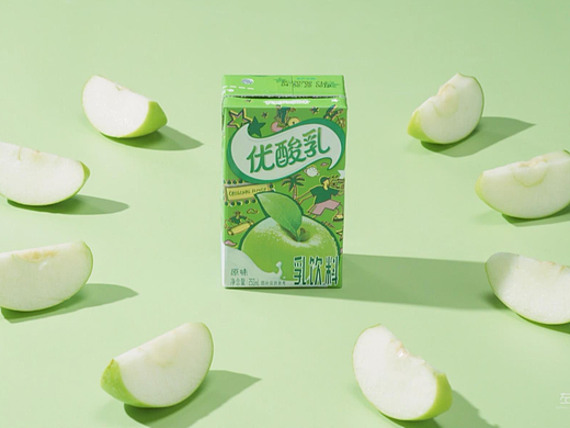 左木影视-伊利牛奶优酸乳青苹果 电商视频