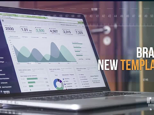 PR模板|专业设计高级独特商业促销动画标题介绍在线