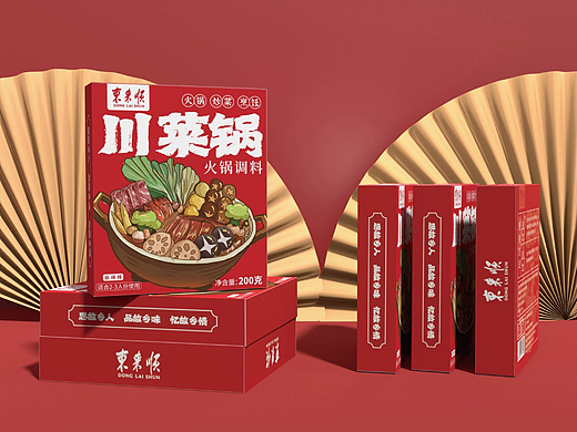 川菜锅火锅底料包装设计提案