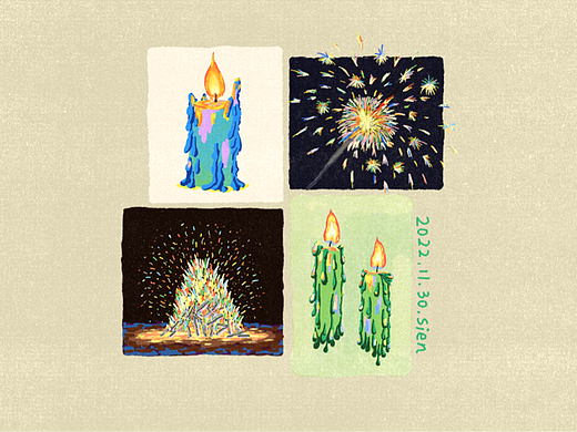 火光元素练习（个人主页-ZNjMxMzU4NTI=） - 创作习作 - 站酷设计师离弦的兔子原创素材 - 站酷ZCOOL