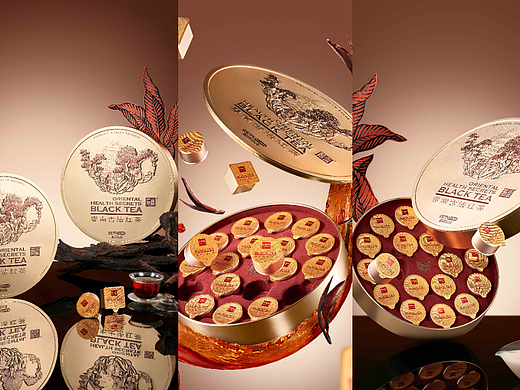 红茶饮品送礼拍摄 | 蓝吉茶业 X 口水视觉