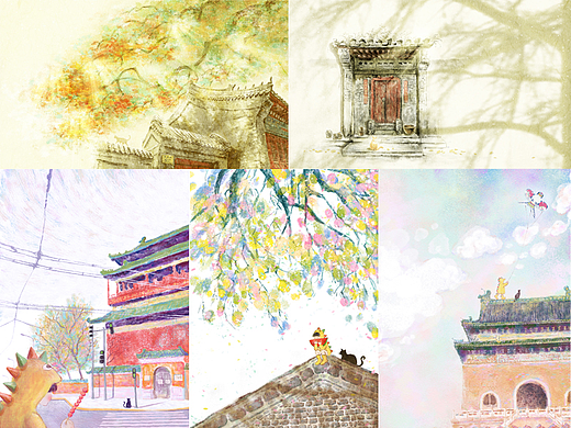 【漫步北京】小风景插画合集