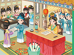 《红楼梦》少儿彩绘版插图
