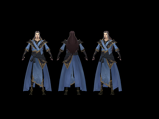 男性角色 | 手绘建模