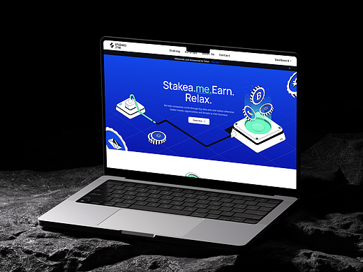 Stakea.me - Web3.0 平台的 UI/UX | 品牌设计