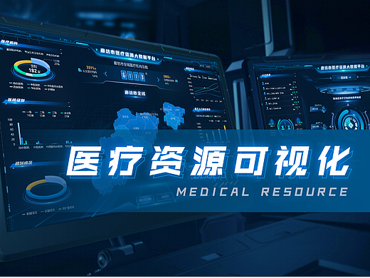 数据可视化-廊坊市医疗资源大数据平台