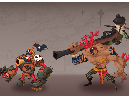 海盗欧美卡通风格练习