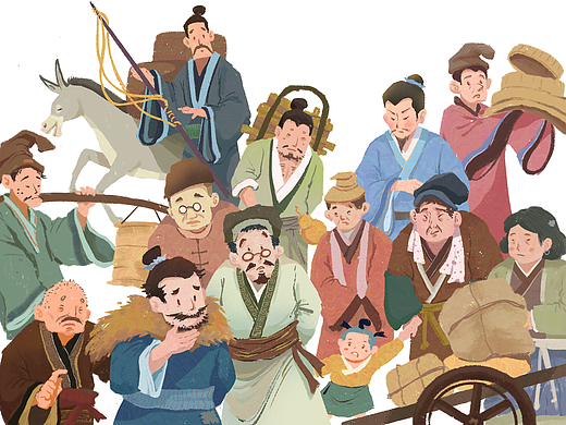 插画绘本《蒋敬买鸭》