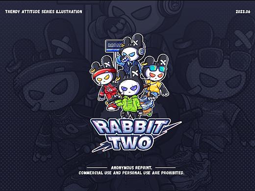 兔二Rabbit Two系列插画
