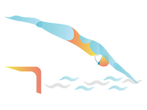 2024年北京市昌平区青少年游泳选拔赛主视觉设计