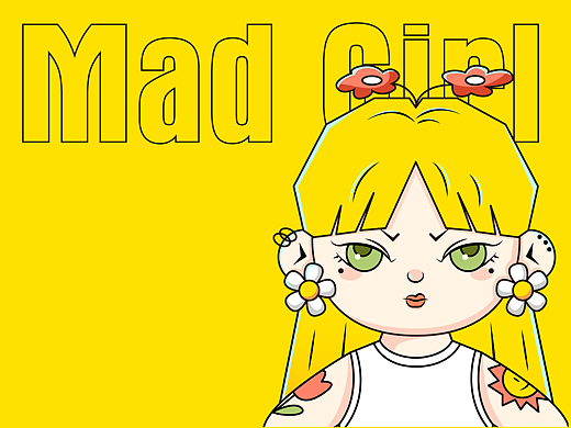 《MAD GIRL》人物盲盒IP