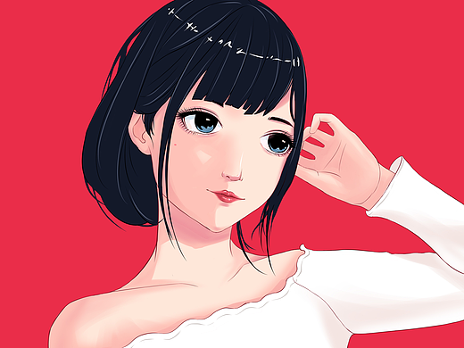 姐姐的夏天（個人主頁-ZNjAzNzc4MzY=） - 藝術插畫 - 站酷設計師天知道的輪回原創(chuàng)素材 - 站酷ZCOOL