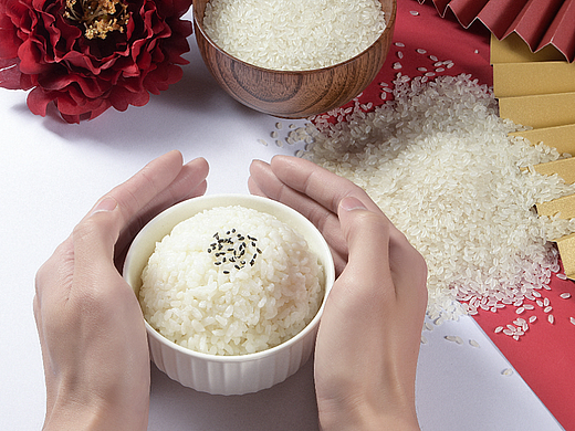 大米 X 大长粒米 X 静物创意-拾月视觉创意机构