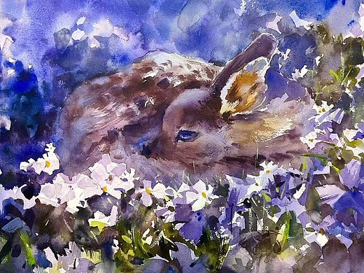 《繁花似锦》水彩系列作品（个人主页-ZNjA2OTM4MzY=） - 绘画 - 站酷设计师爱画水彩的娇娇原创素材 - 站酷ZCOOL