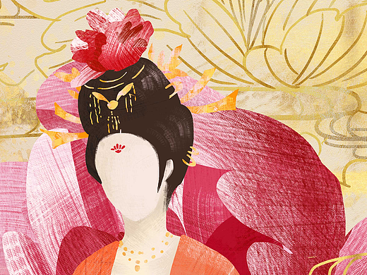 十二花神系列装饰画