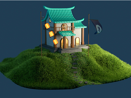 c4d初學(xué)臨摹練習(xí) 李翔老師得幾個(gè)小案例 交作業(yè)了（個(gè)人主頁(yè)-ZNjUwMzU4Mjg=） - 產(chǎn)品 - 站酷設(shè)計(jì)師nengneng02原創(chuàng)素材 - 站酷ZCOOL