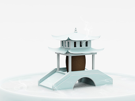 沁芳观水 · 桌面景观香器