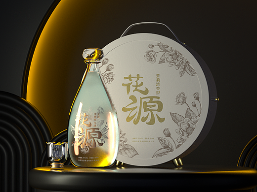 花源清香酒礼盒包装