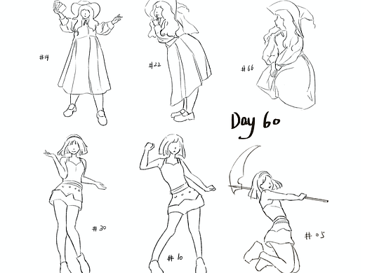 #速写60天挑战赛# Day60 @速写班长