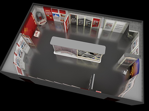 廉政教育中心效果图设计