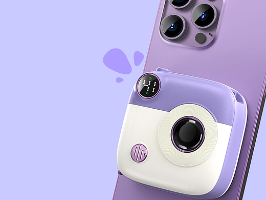 迷你相机款磁吸充电宝