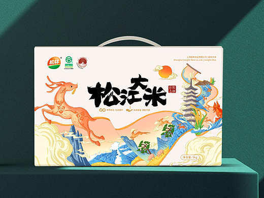 「松林大米」视觉设计