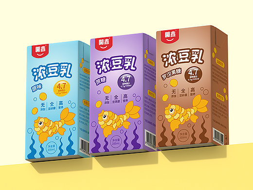 開鑫浓豆乳包装设计
