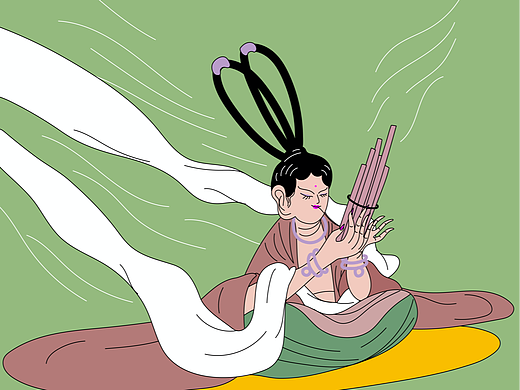 飞天人物练习（个人主页-ZNTk4ODY3MjQ=） - 创作习作 - 站酷设计师o麦昆o原创素材 - 站酷ZCOOL