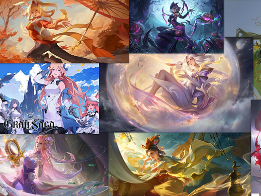 画画没灵感,有这一套高清插画绘画参考素材合集就够了