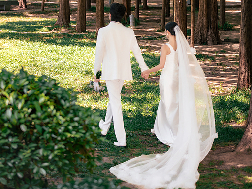 树林白纱修图练习