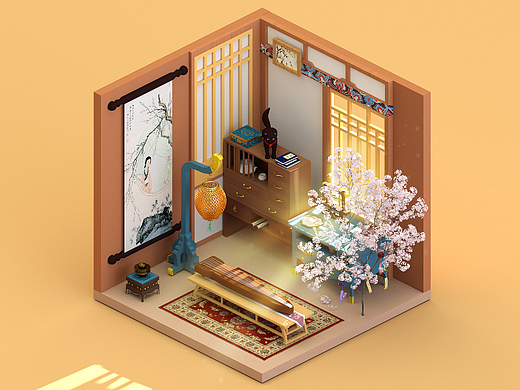 三维蜂巢行动-古风小屋