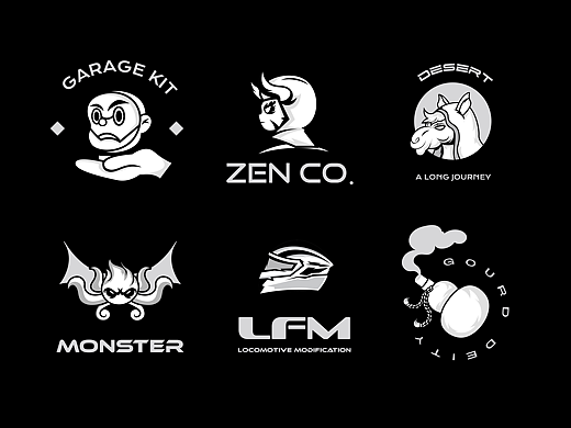 怪物潮牌手办头像｜标志设计集选