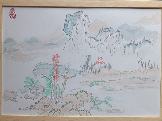 水彩山水画7-3